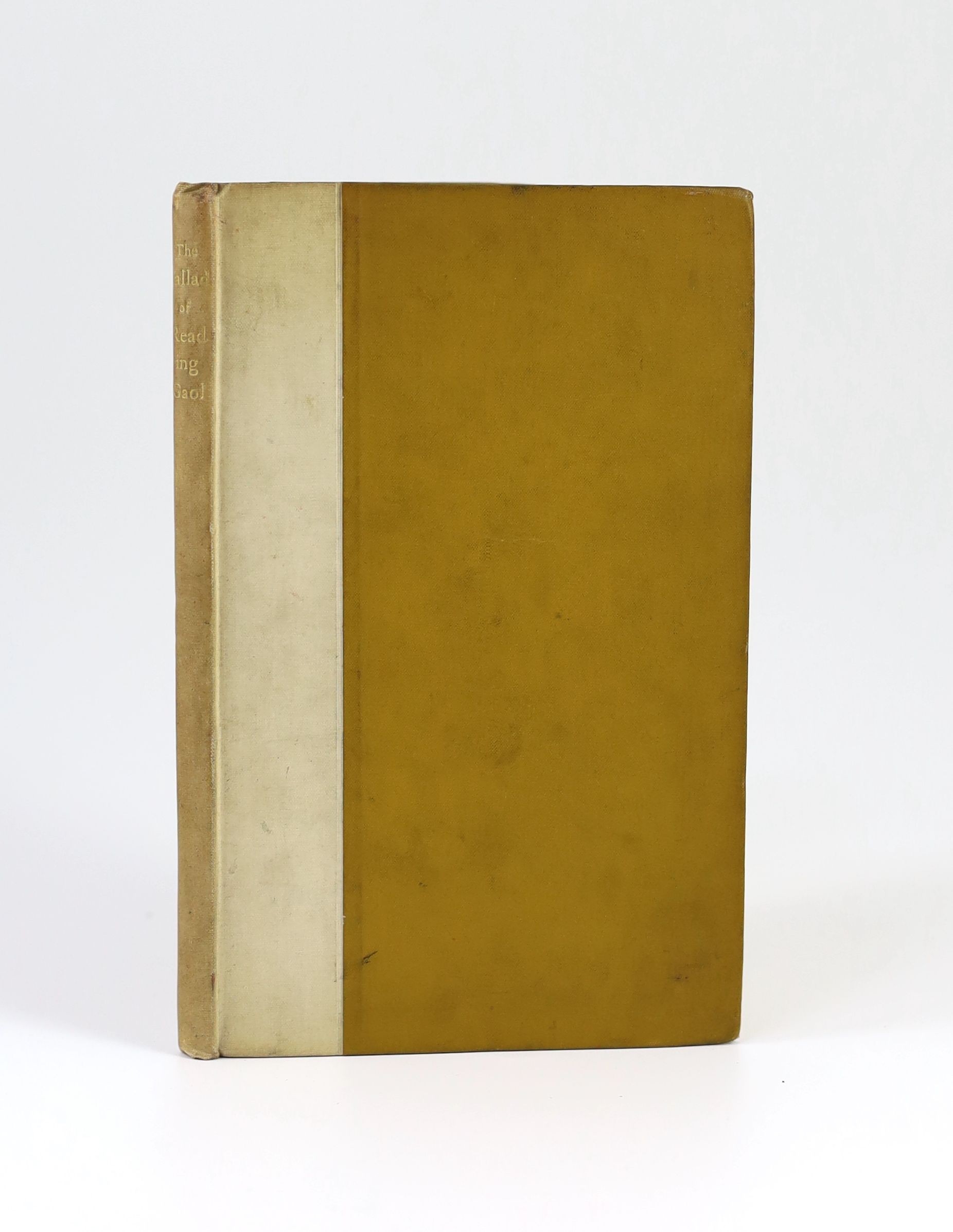Wilde, Oscar - The Ballad of Reading Gaol, 4th edition, 8vo, cloth, Leonard Smithers, London, 1898